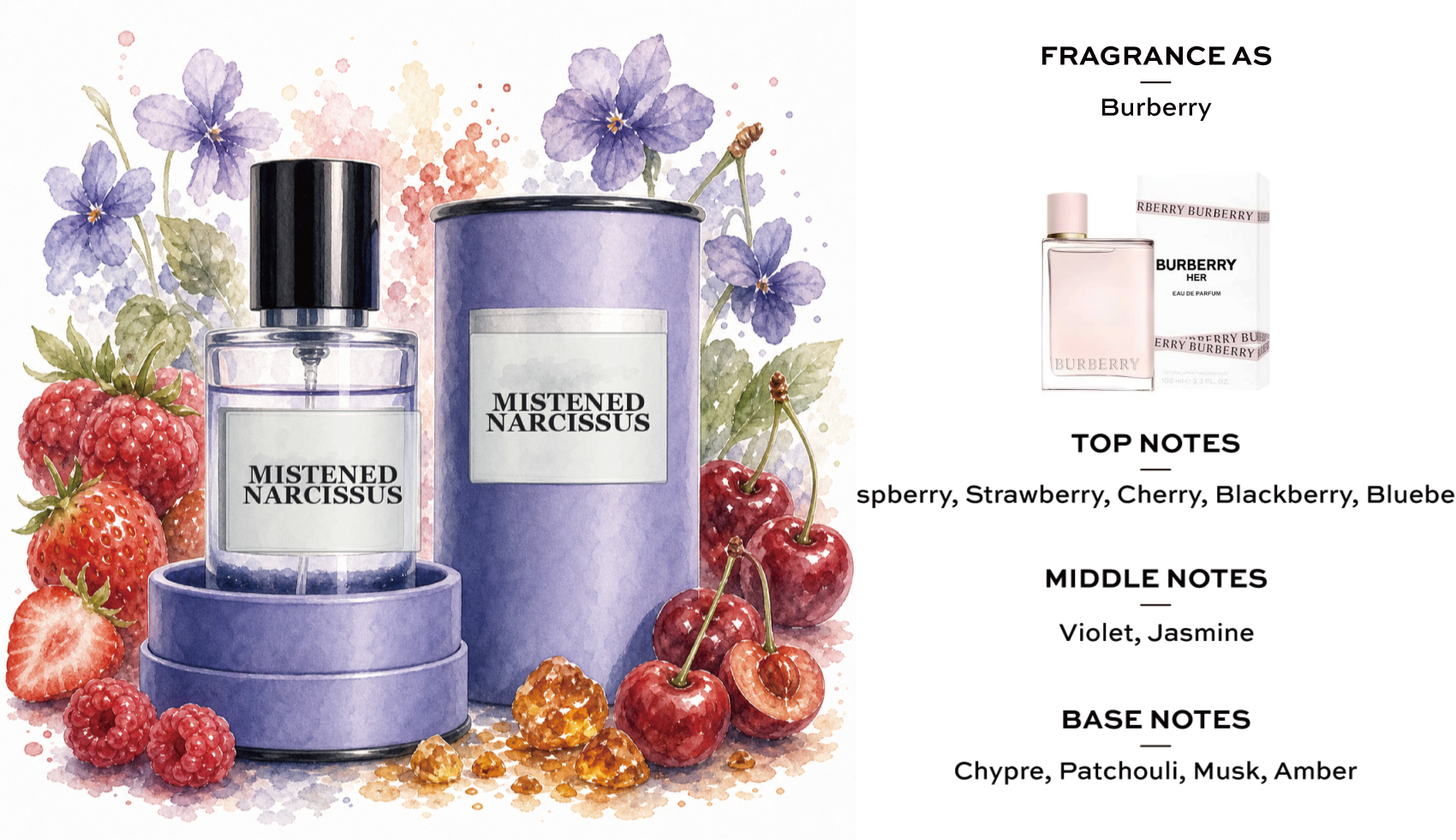 Dear Body Mistened Narcissus Eau de Parfum for Women 1.7 fl oz — detail 1
